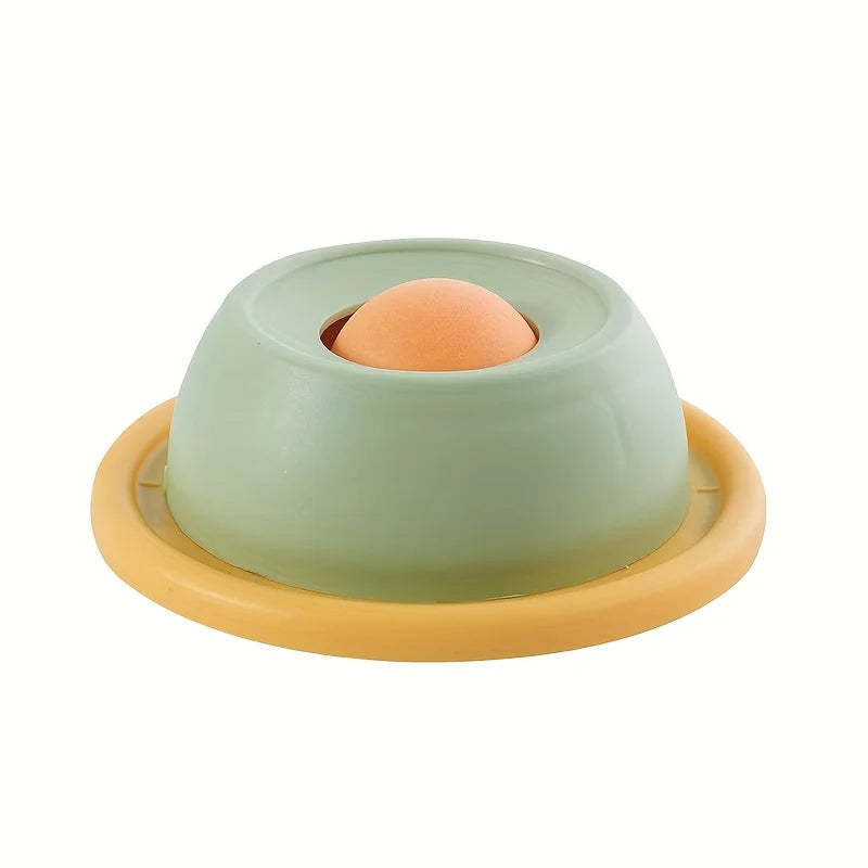 Interactive Cat Slow Feeder Toy - Self-Play Snack Plate with Licking Fun for Dental Health & Entertainment,Without Battery